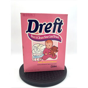 Vintage 1990 P&G Dreft Baby Powder Detergent.